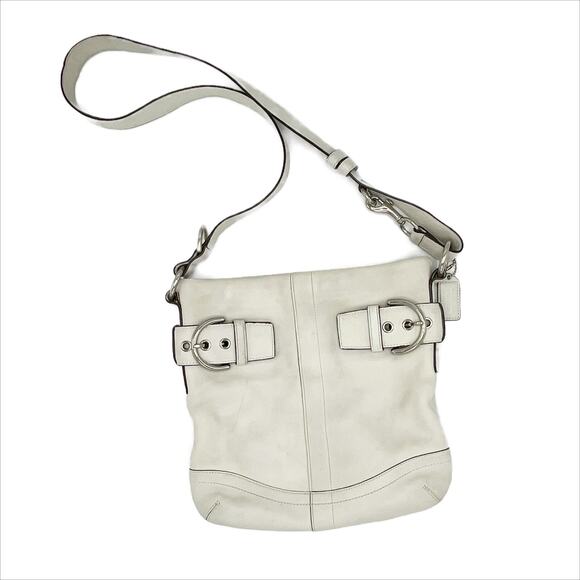 Coach Big Buckle Soho Bag in Winter White - Picture 1 of 5